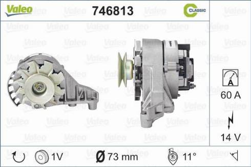 Valeo 746813 - Ģenerators www.autospares.lv