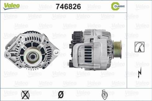 Valeo 746826 - Ģenerators www.autospares.lv