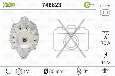 Valeo 746823 - Alternator www.autospares.lv