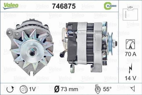 Valeo 746875 - Alternator www.autospares.lv