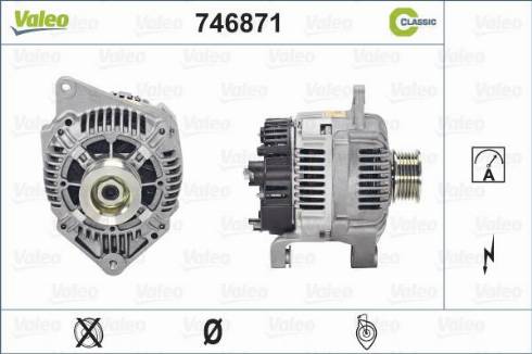 Valeo 746871 - Ģenerators autospares.lv