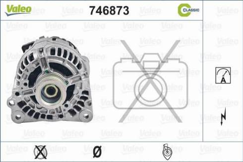 Valeo 746873 - Ģenerators autospares.lv