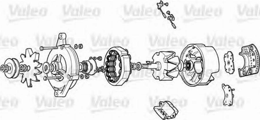 Valeo 7552D - Подшипник www.autospares.lv