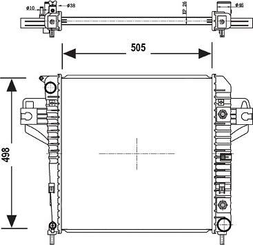 Valeo 700779 - Radiators, Motora dzesēšanas sistēma www.autospares.lv