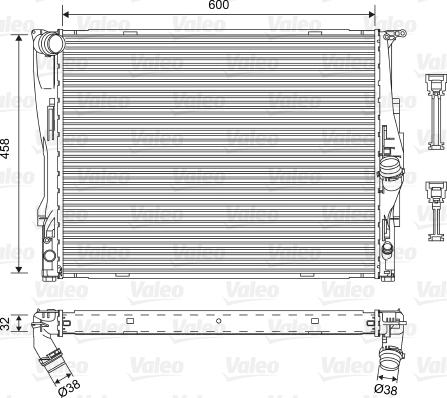 Valeo 701576 - Radiators, Motora dzesēšanas sistēma www.autospares.lv