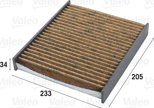 Valeo 701011 - Filter, interior air www.autospares.lv