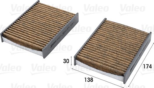 Valeo 701017 - Filtrs, Salona telpas gaiss www.autospares.lv