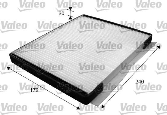 Valeo 715592 - Filtrs, Salona telpas gaiss www.autospares.lv