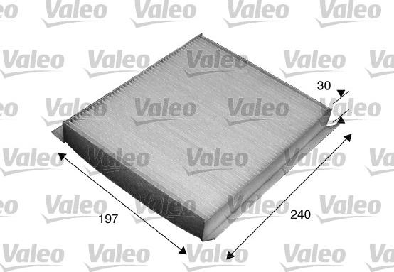 Valeo 715540 - Filtrs, Salona telpas gaiss www.autospares.lv