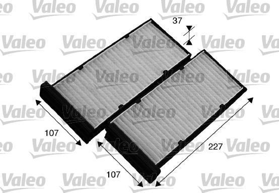 Valeo 715548 - Filtrs, Salona telpas gaiss www.autospares.lv