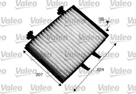 Valeo 715547 - Filtrs, Salona telpas gaiss www.autospares.lv