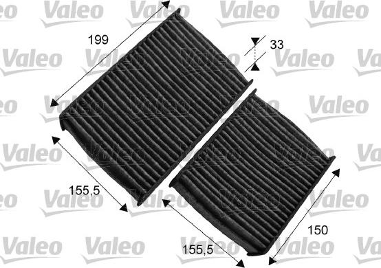 Valeo 715557 - Filtrs, Salona telpas gaiss autospares.lv