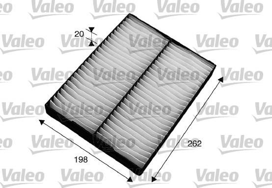 Valeo 715564 - Filter, interior air www.autospares.lv