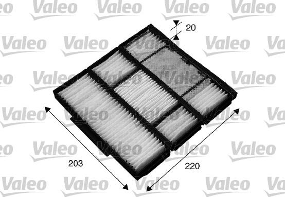 Valeo 715565 - Filtrs, Salona telpas gaiss www.autospares.lv