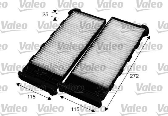 Valeo 715561 - Filtrs, Salona telpas gaiss www.autospares.lv