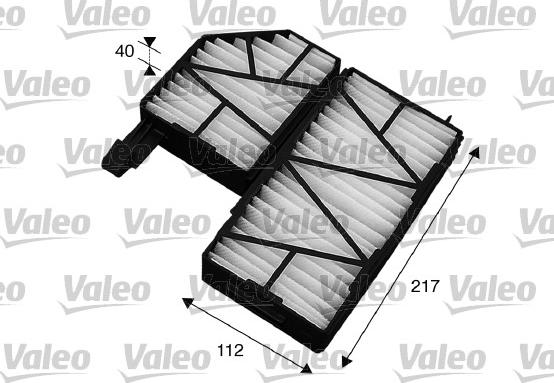 Valeo 715563 - Filtrs, Salona telpas gaiss www.autospares.lv