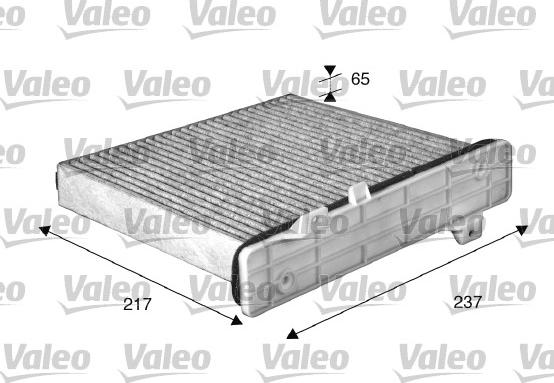 Valeo 715509 - Filtrs, Salona telpas gaiss www.autospares.lv