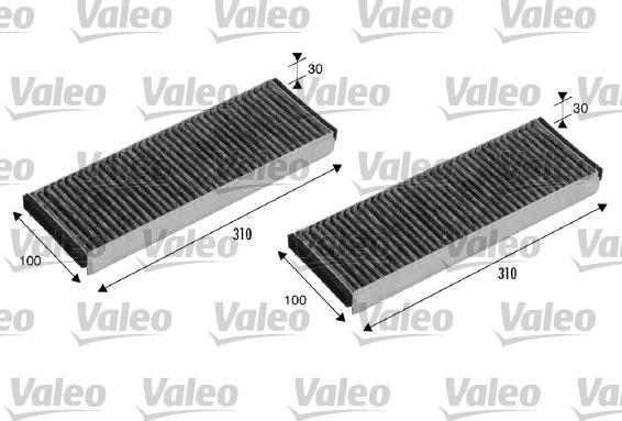 Valeo 715501 - Filtrs, Salona telpas gaiss www.autospares.lv