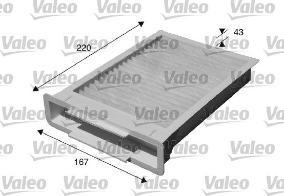 Valeo 715515 - Filtrs, Salona telpas gaiss www.autospares.lv