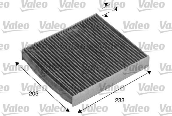 Valeo 715511 - Filter, interior air www.autospares.lv