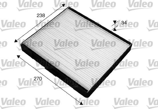 Valeo 715517 - Filtrs, Salona telpas gaiss www.autospares.lv