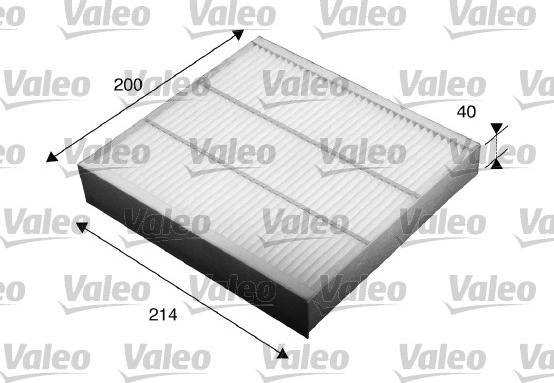 Valeo 715532 - Filter, interior air www.autospares.lv