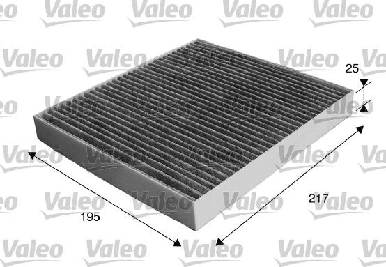 Valeo 715537 - Filtrs, Salona telpas gaiss www.autospares.lv