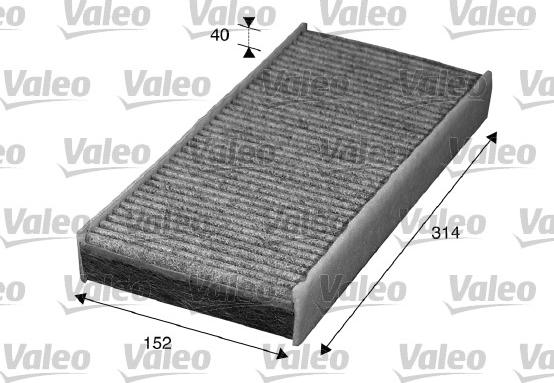 Valeo 715570 - Filtrs, Salona telpas gaiss www.autospares.lv