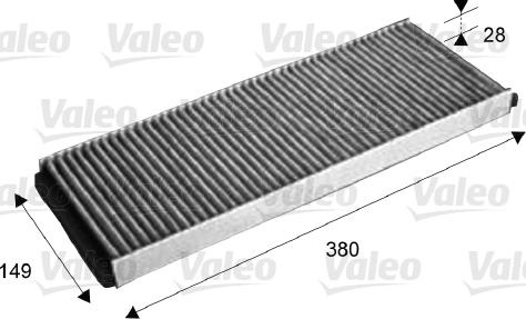 Valeo 715578 - Filtrs, Salona telpas gaiss www.autospares.lv