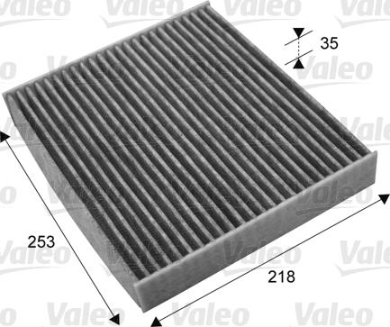 Valeo 715693 - Filter, interior air www.autospares.lv