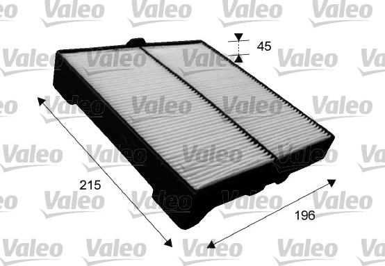 Valeo 715651 - Filtrs, Salona telpas gaiss www.autospares.lv