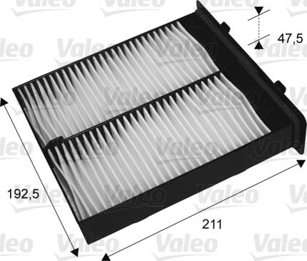 Valeo 715652 - Filtrs, Salona telpas gaiss www.autospares.lv