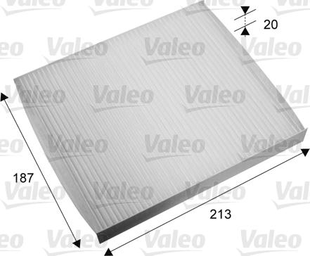 Valeo 715668 - Filtrs, Salona telpas gaiss www.autospares.lv