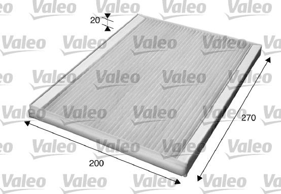 Valeo 715609 - Filter, interior air www.autospares.lv