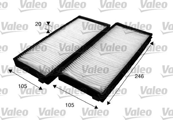 Valeo 715618 - Filtrs, Salona telpas gaiss www.autospares.lv