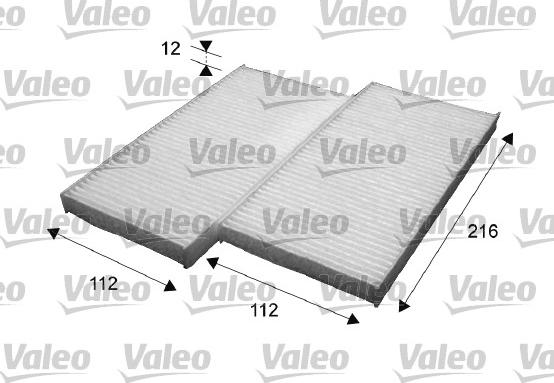 Valeo 715639 - Filtrs, Salona telpas gaiss www.autospares.lv