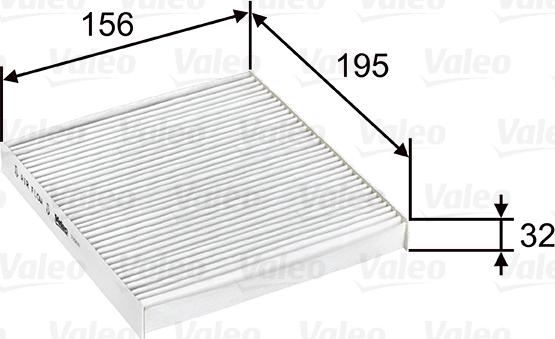 Valeo 715637 - Filtrs, Salona telpas gaiss www.autospares.lv