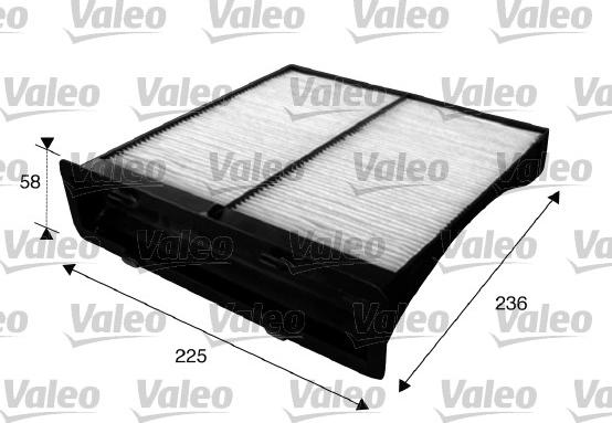 Valeo 715625 - Filtrs, Salona telpas gaiss www.autospares.lv