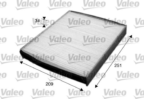 Valeo 715627 - Filter, interior air www.autospares.lv