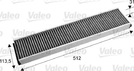 Valeo 715674 - Filtrs, Salona telpas gaiss www.autospares.lv