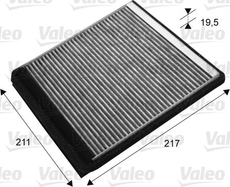 Valeo 715677 - Filtrs, Salona telpas gaiss autospares.lv