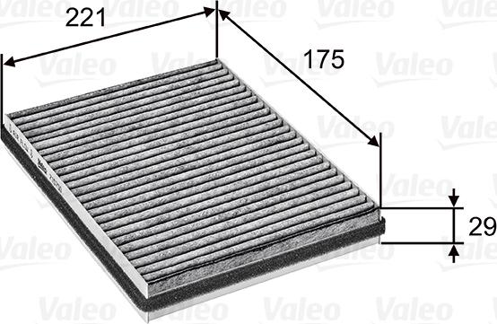 Valeo 715750 - Filtrs, Salona telpas gaiss www.autospares.lv