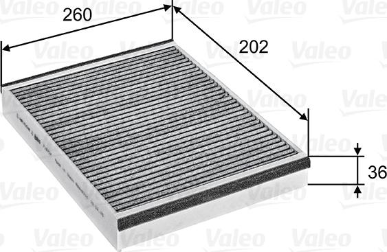 Valeo 715757 - Filter, interior air www.autospares.lv