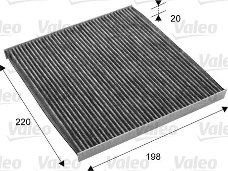 Valeo 715701 - Filtrs, Salona telpas gaiss autospares.lv