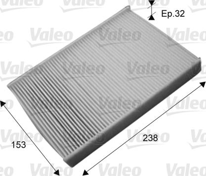 Valeo 715721 - Filtrs, Salona telpas gaiss www.autospares.lv