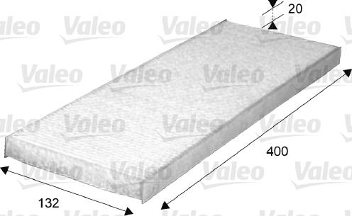 Valeo 716048 - Filtrs, Salona telpas gaiss www.autospares.lv