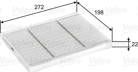 Valeo 716067 - Filtrs, Salona telpas gaiss www.autospares.lv