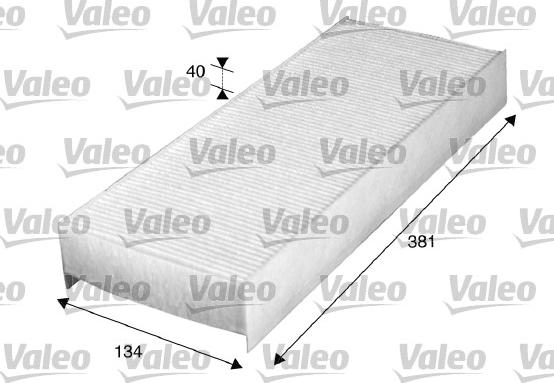 Valeo 716010 - Filtrs, Salona telpas gaiss www.autospares.lv