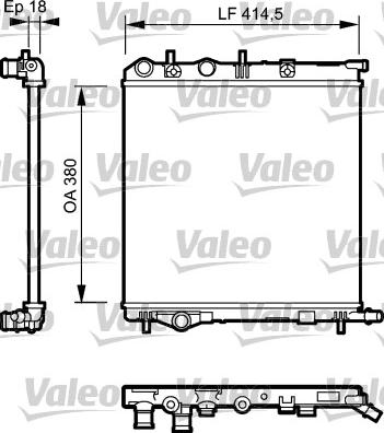 Valeo 734921 - Radiators, Motora dzesēšanas sistēma www.autospares.lv