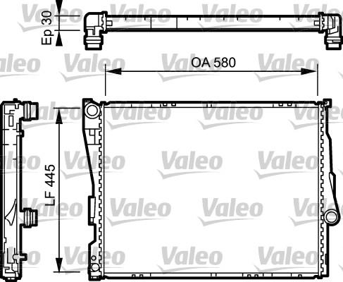 Valeo 734589 - Radiators, Motora dzesēšanas sistēma www.autospares.lv